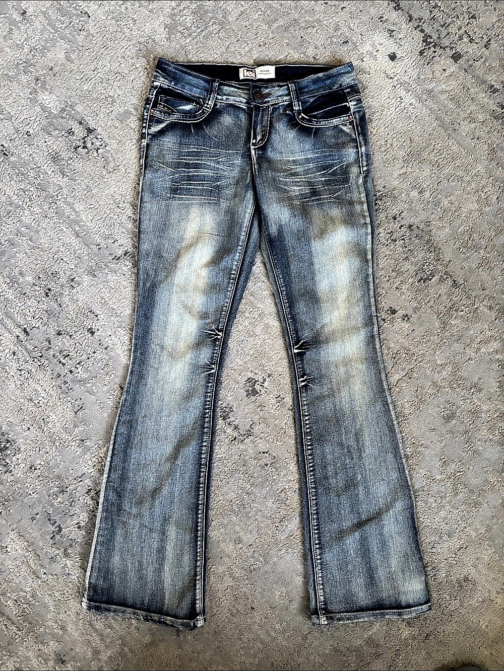 LEI Ashley Low Rise Boot Bootcut Jeans Blue Size 9
